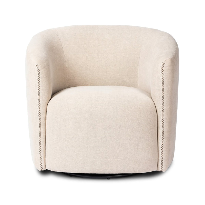 Salena Swivel Chair - Broadway Dune