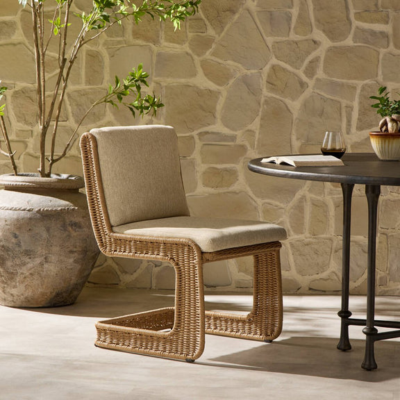 Katrine Outdoor Dining Chair - Concha Beige
