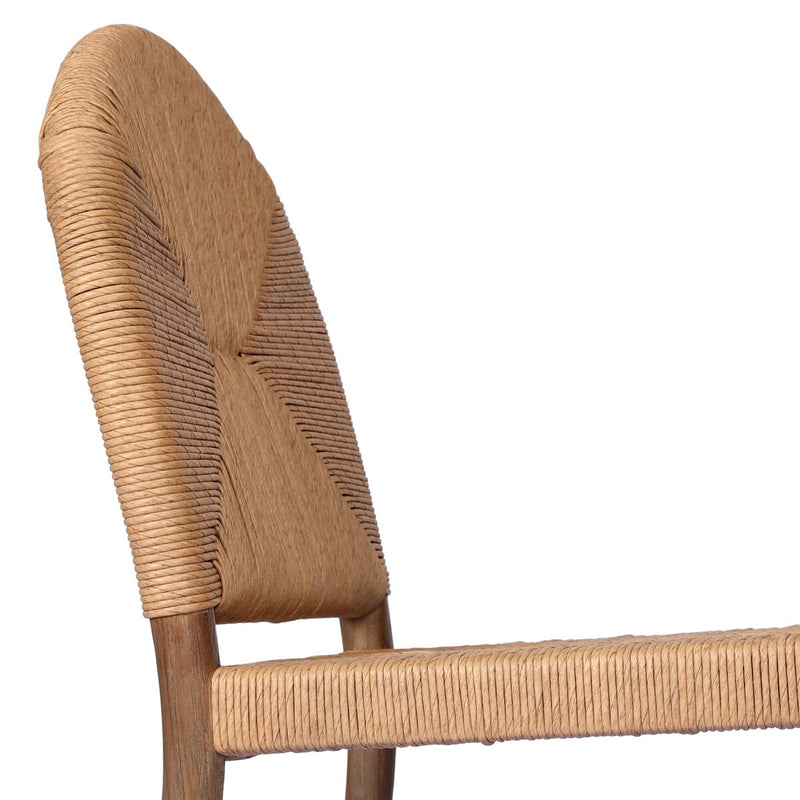 Abilene Outdoor Dining Chair - Fine Textured Natural