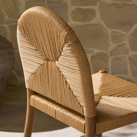 Abilene Outdoor Dining Chair - Fine Textured Natural