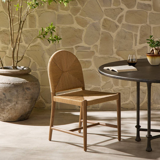 Abilene Outdoor Dining Chair - Fine Textured Natural