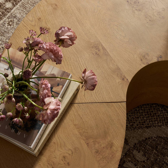 Rue Coffee Table - Barley Medium Burl Oak
