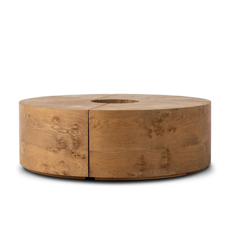Rue Coffee Table - Barley Medium Burl Oak
