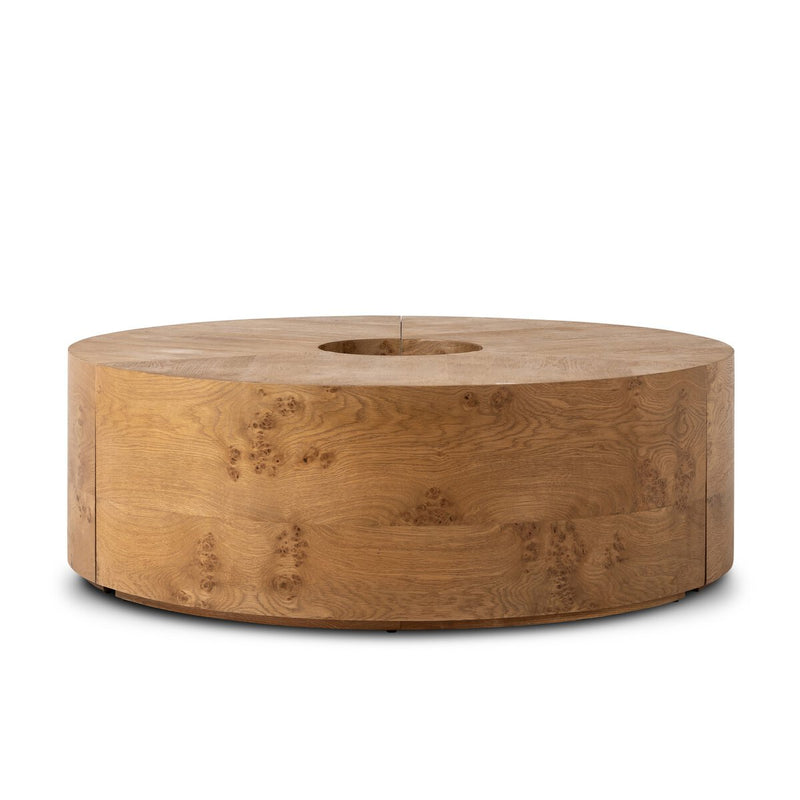 Rue Coffee Table - Barley Medium Burl Oak