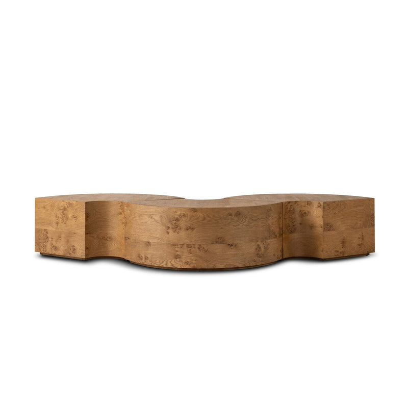 Rue Coffee Table - Barley Medium Burl Oak