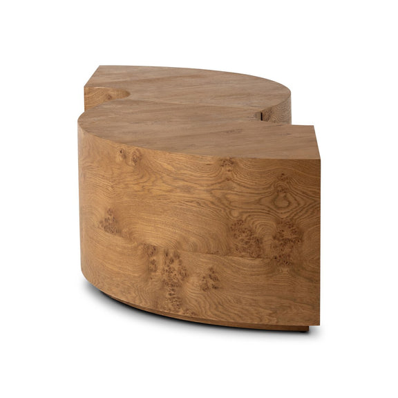 Rue Coffee Table - Barley Medium Burl Oak