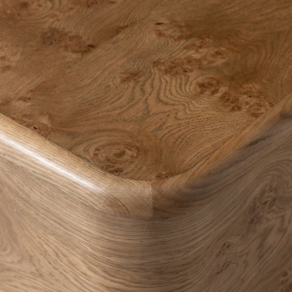 Talessi End Table - Wheat Medium Burl Oak