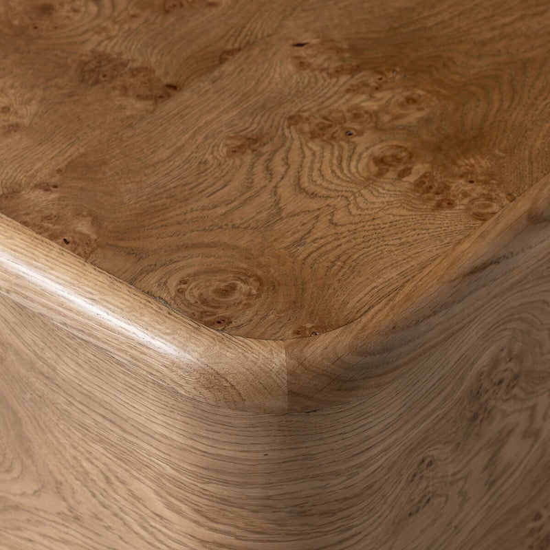 Talessi End Table - Wheat Medium Burl Oak