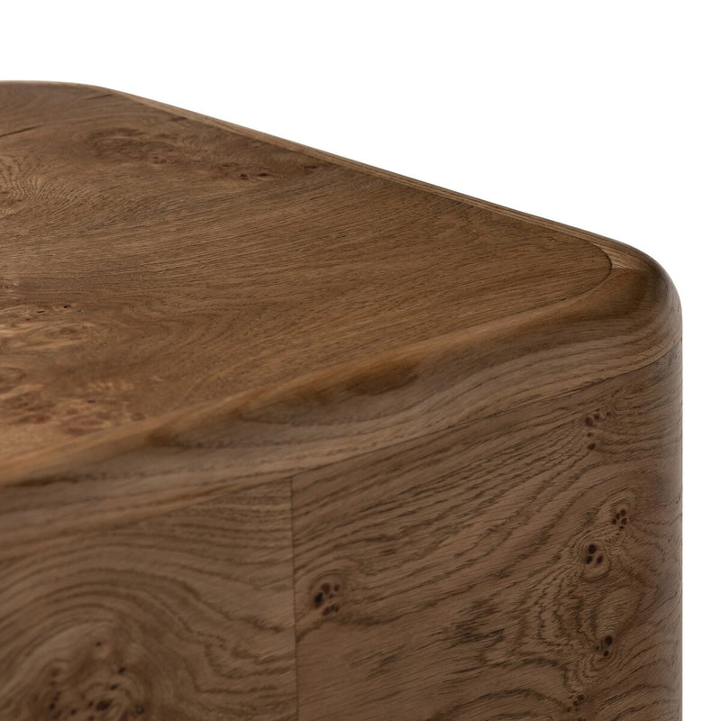 Talessi End Table - Wheat Medium Burl Oak