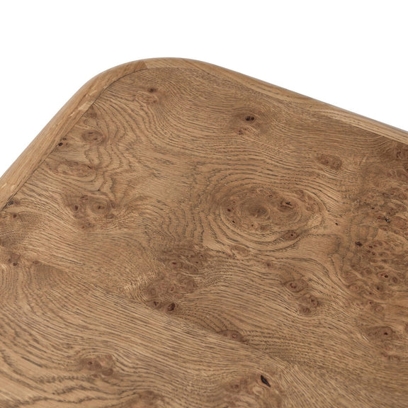 Talessi End Table - Wheat Medium Burl Oak