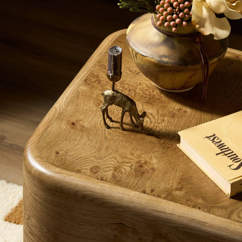 Talessi End Table - Wheat Medium Burl Oak