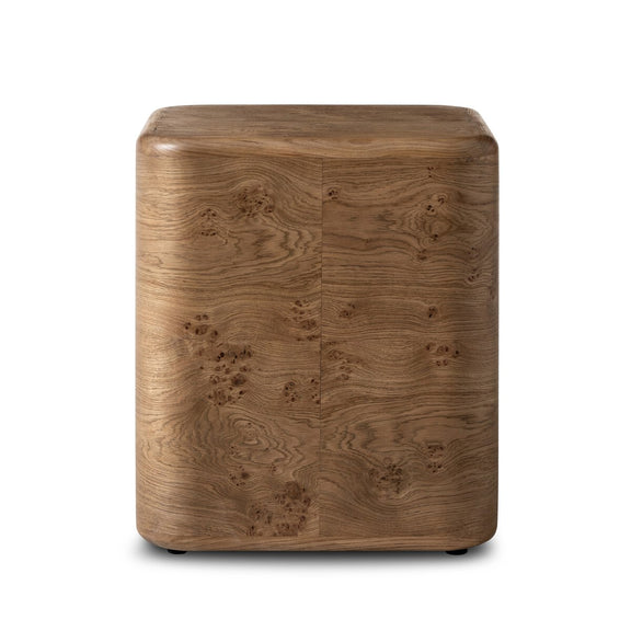 Talessi End Table - Wheat Medium Burl Oak