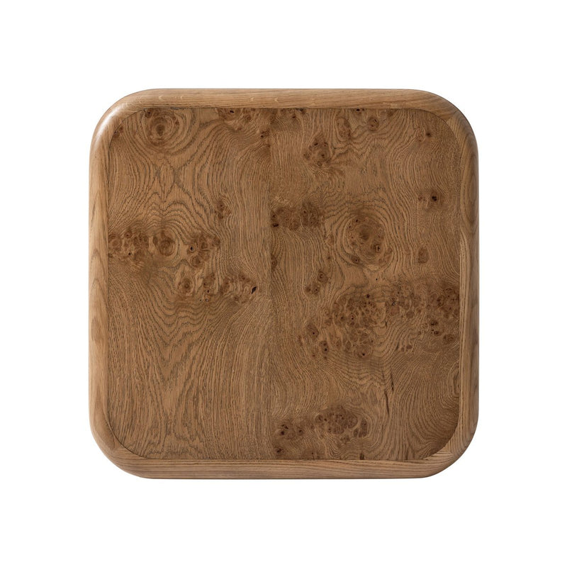 Talessi End Table - Wheat Medium Burl Oak