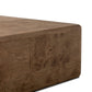 Talessi Square Coffee Table - Wheat Medium Burl Oak