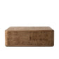 Talessi Square Coffee Table - Wheat Medium Burl Oak