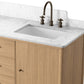 Porter Double Vanity - Satin Light Wash Oak Veneer
