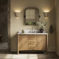 Porter Single Wide Vanity - Satin Light Wash Oak Veneer