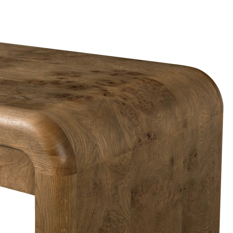 Daven Desk - Rye Medium Burl Oak Veneer