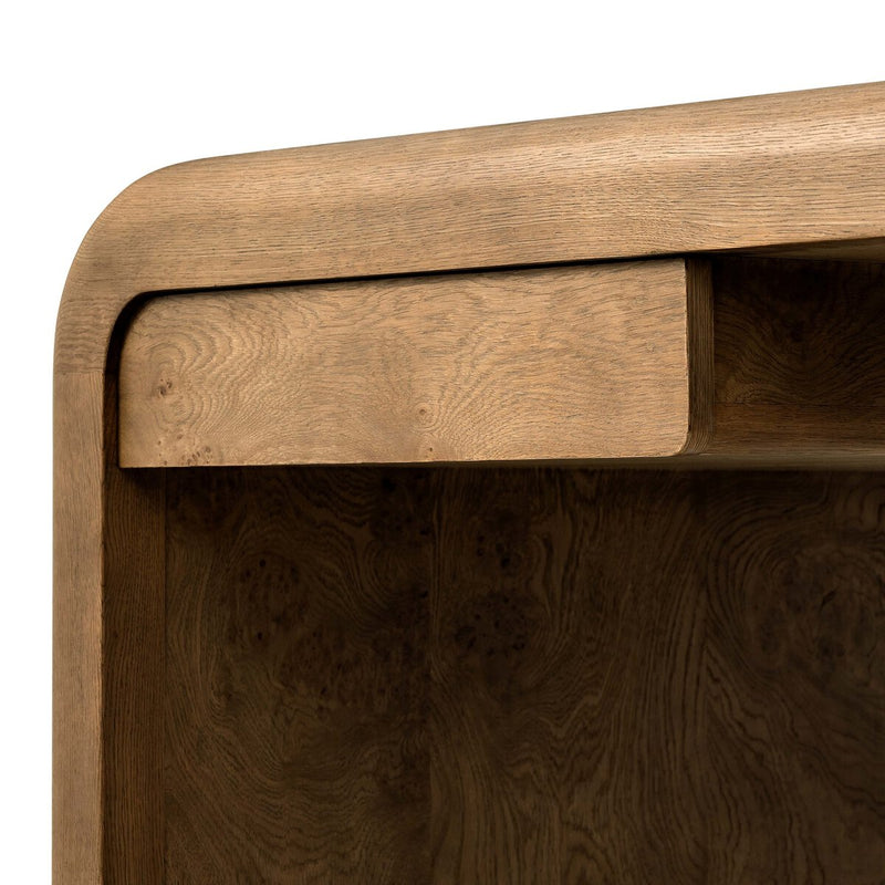 Daven Desk - Rye Medium Burl Oak Veneer