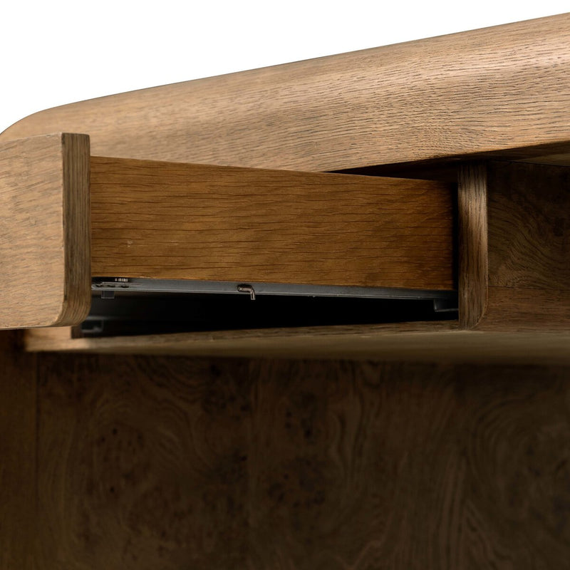 Daven Desk - Rye Medium Burl Oak Veneer