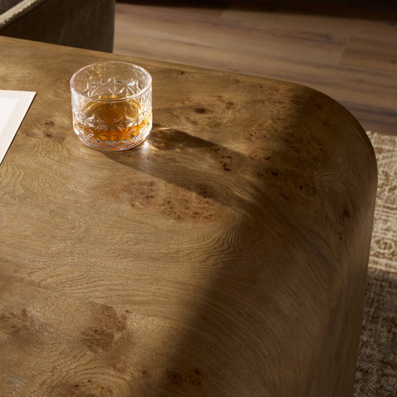 Daven Desk - Rye Medium Burl Oak Veneer