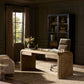 Daven Desk - Rye Medium Burl Oak Veneer