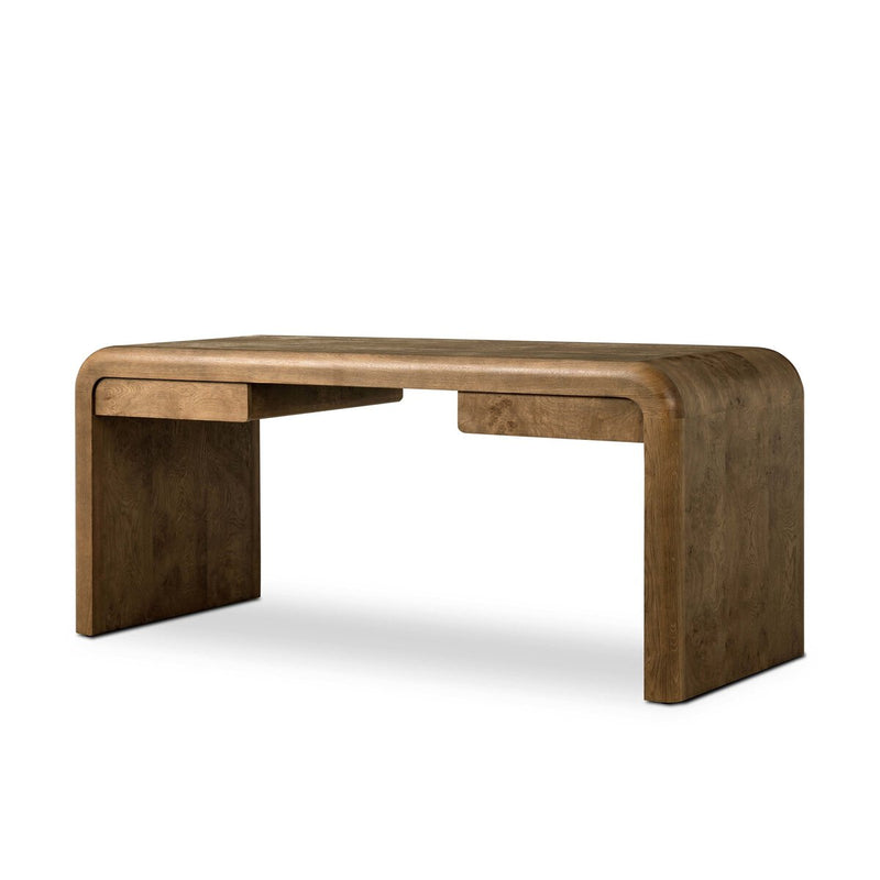 Daven Desk - Rye Medium Burl Oak Veneer