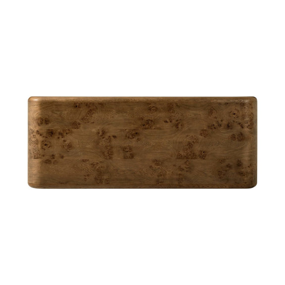Daven Desk - Rye Medium Burl Oak Veneer