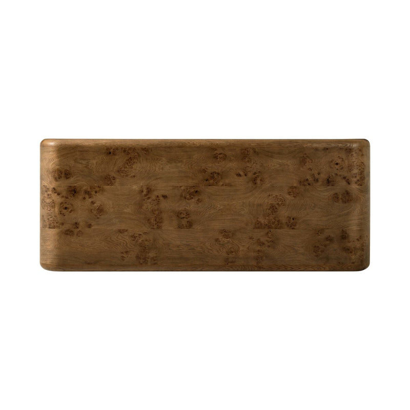 Daven Desk - Rye Medium Burl Oak Veneer