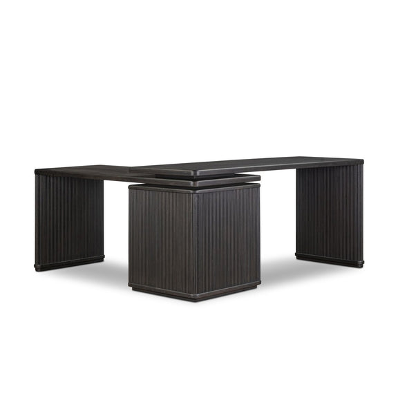 Weston Rotating Desk - Black Parawood