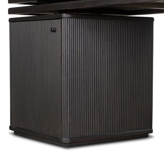 Weston Rotating Desk - Black Parawood