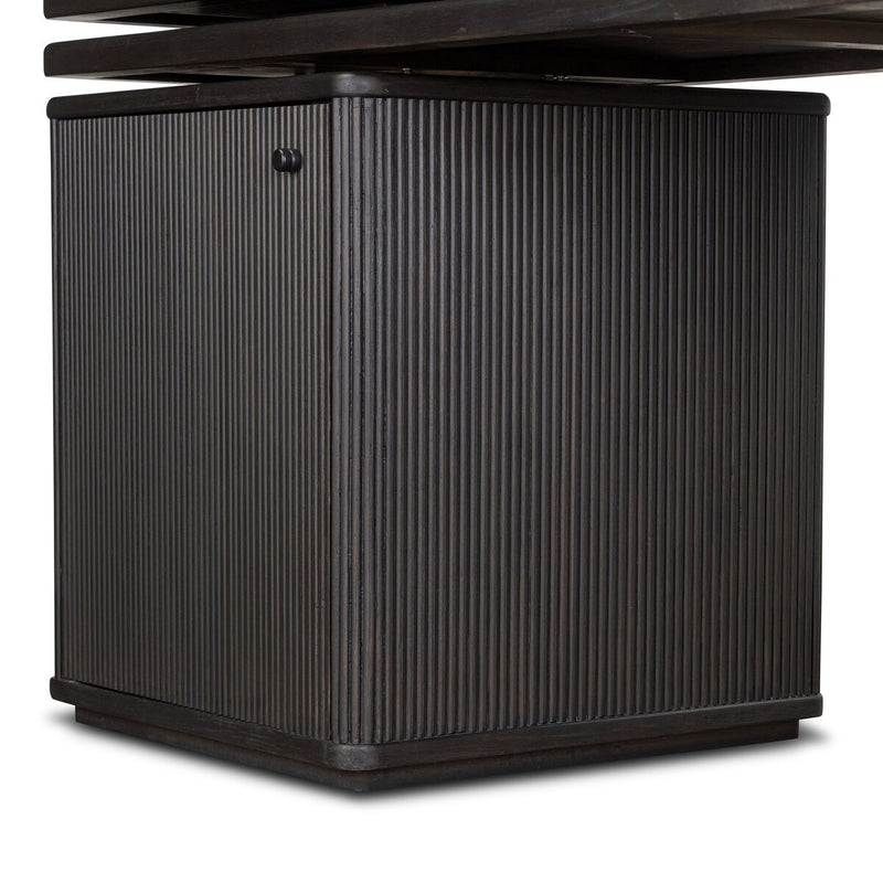 Weston Rotating Desk - Black Parawood