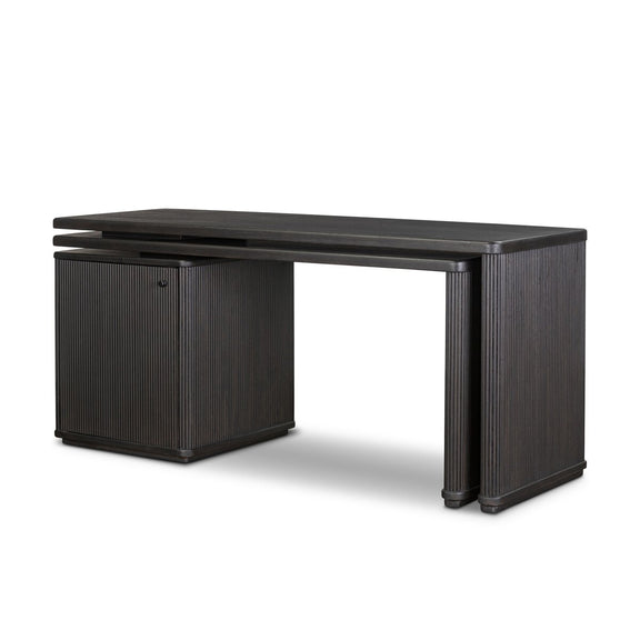 Weston Rotating Desk - Black Parawood