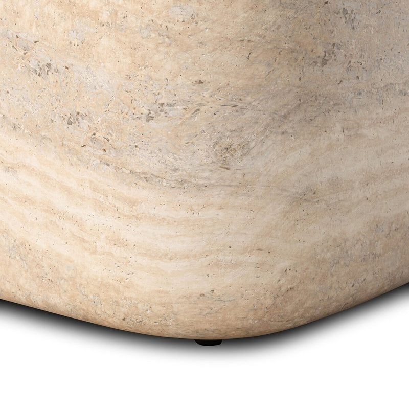 Manor Outdoor End Table - Textured Sandy Grey