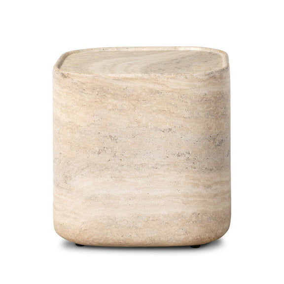 Manor Outdoor End Table - Textured Sandy Grey