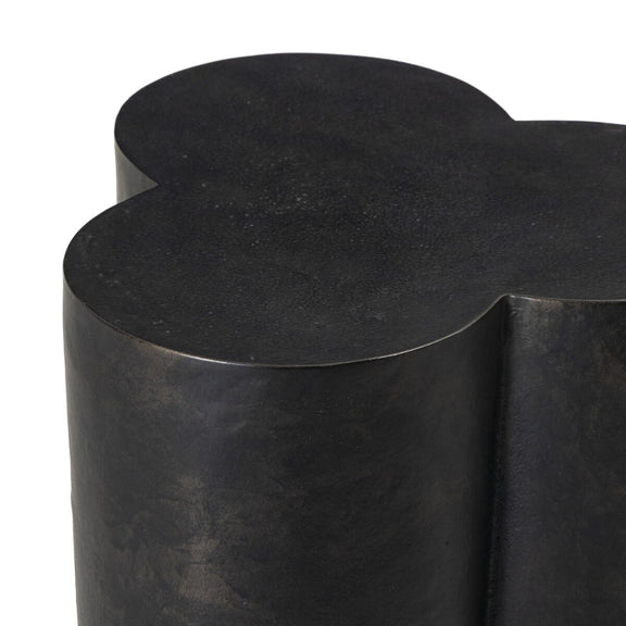 North Outdoor End Table - Distressed Bronze
