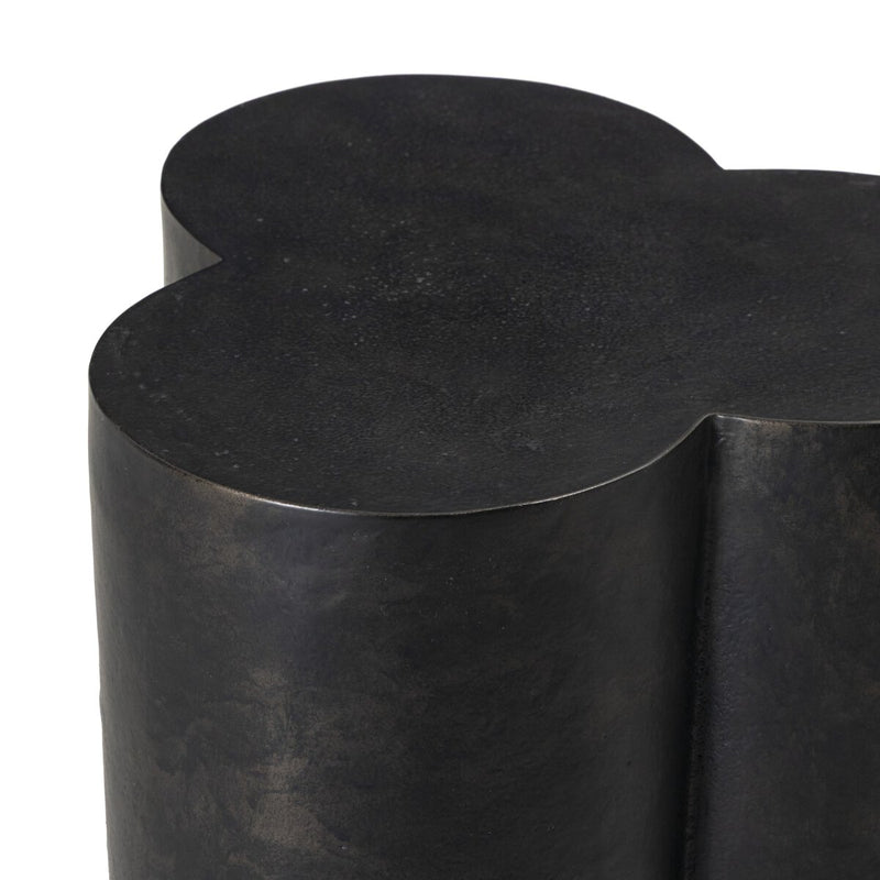 North Outdoor End Table - Distressed Bronze