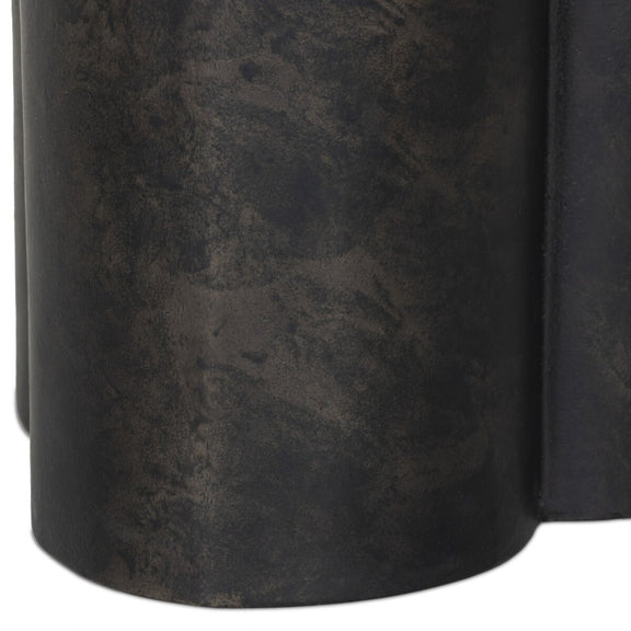 North Outdoor End Table - Distressed Bronze