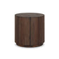 Ridge Outdoor End Table - Stained Saddle Brown-teak Root