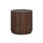Ridge Outdoor End Table - Stained Saddle Brown-teak Root