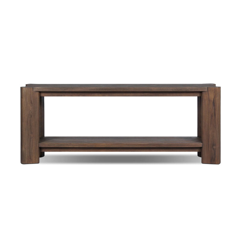 Soho Outdoor Console Table - Stained Saddle Brown