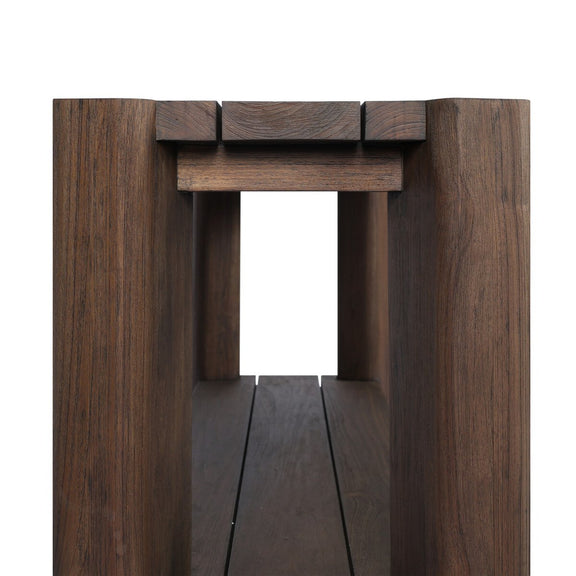 Soho Outdoor Console Table - Stained Saddle Brown