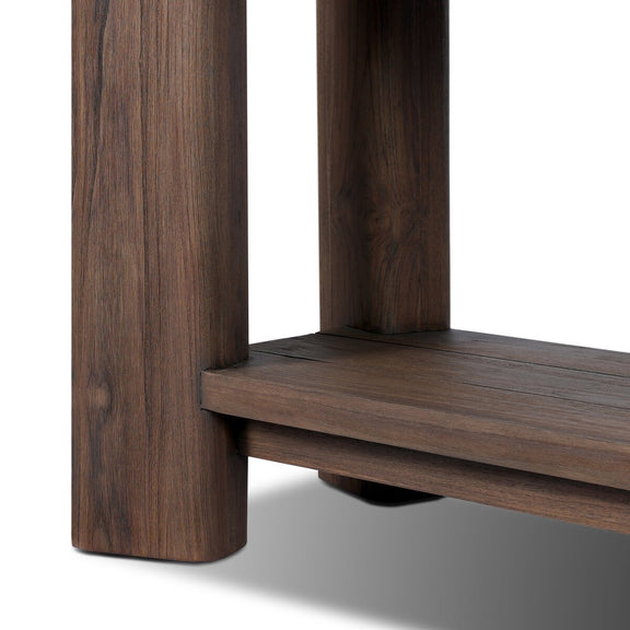 Soho Outdoor Console Table - Stained Saddle Brown