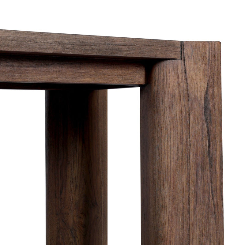 Soho Outdoor Console Table - Stained Saddle Brown