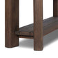 Soho Outdoor Console Table - Stained Saddle Brown