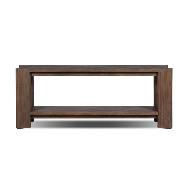 Soho Outdoor Console Table - Stained Saddle Brown