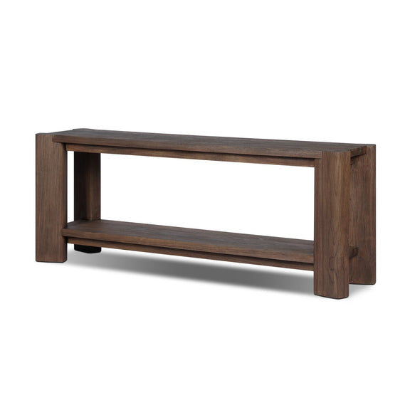 Soho Outdoor Console Table - Stained Saddle Brown