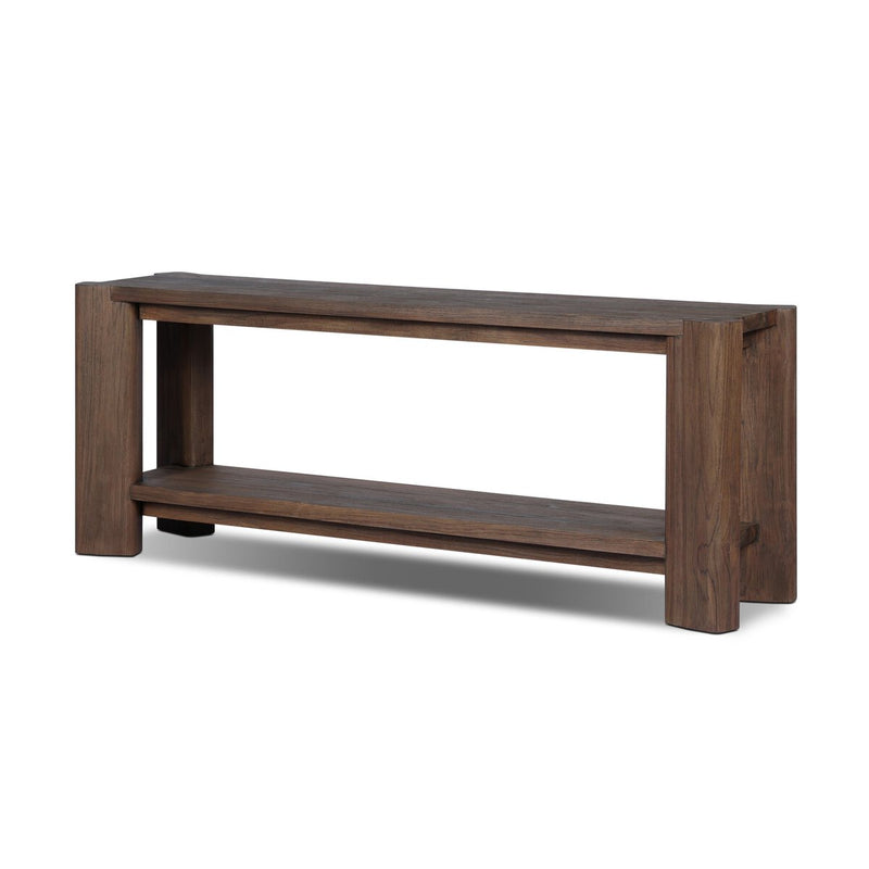 Soho Outdoor Console Table - Stained Saddle Brown