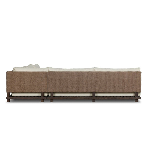 Wayford Outdoor 3-Piece Sectional - Vergo Cream