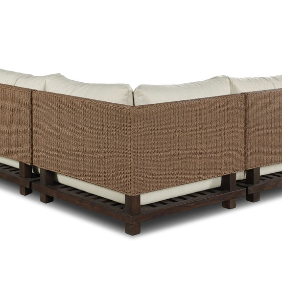 Wayford Outdoor 3-Piece Sectional - Vergo Cream